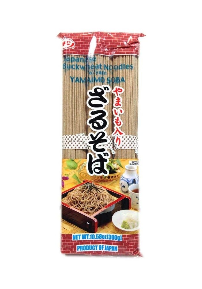 JFC Yamaimo Soba (Japanese Buckwheat Noodles w/ Yam) - 10.58oz (Pack of 1) - Image 1